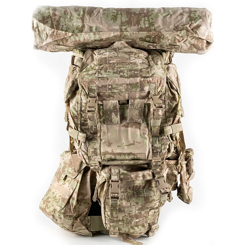 Original 6Ш117 Ratnik Load Bearing System (Technikom) – EMR Desert / Mountain Tarn, Komplettset dokumentiert (2020)