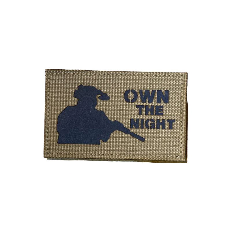 Own The Night IR Airsoft Patch Infrarot Operator Softair Klett Aufnäher