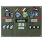 Patch wall board for Velcro patches Velcro patch wall board for hanging