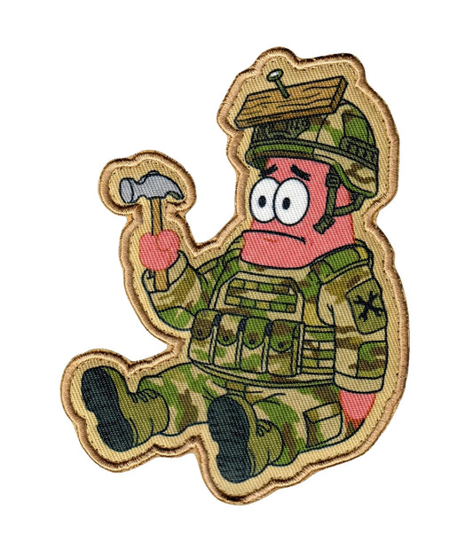 Patrick Hammer Meme Velcro Patch Pioneer Troop Combat Engineer Velcro Patch Multicam