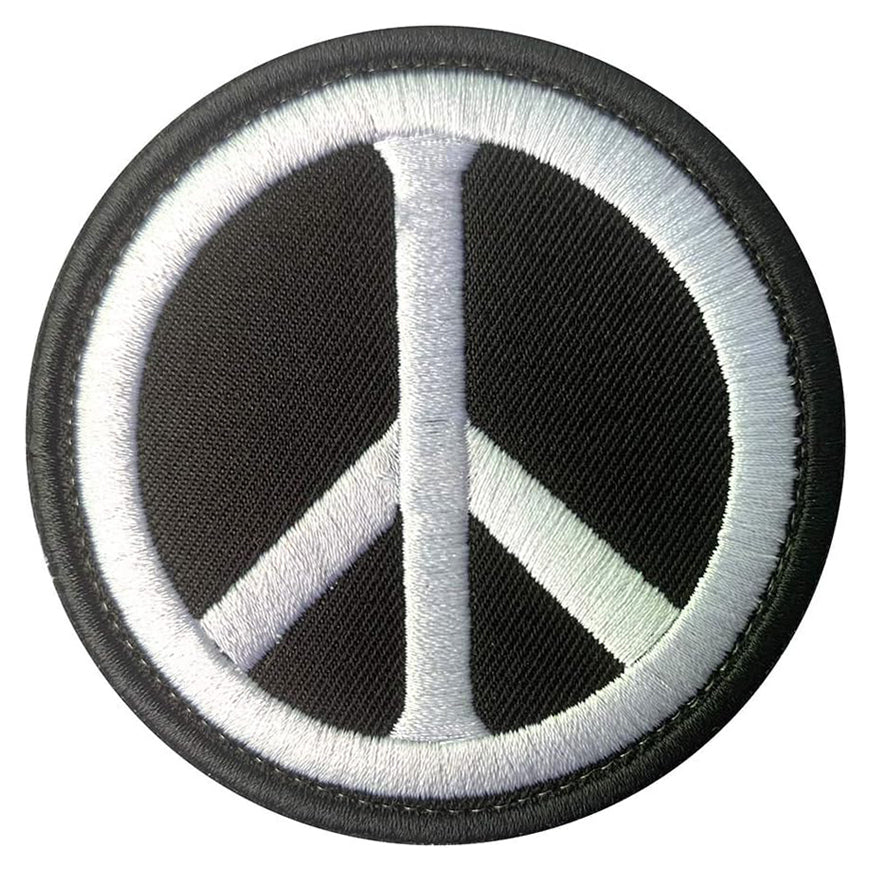 Peace Zeichen Airsoft Patch Friedenszeichen Softair Klett Aufnäher