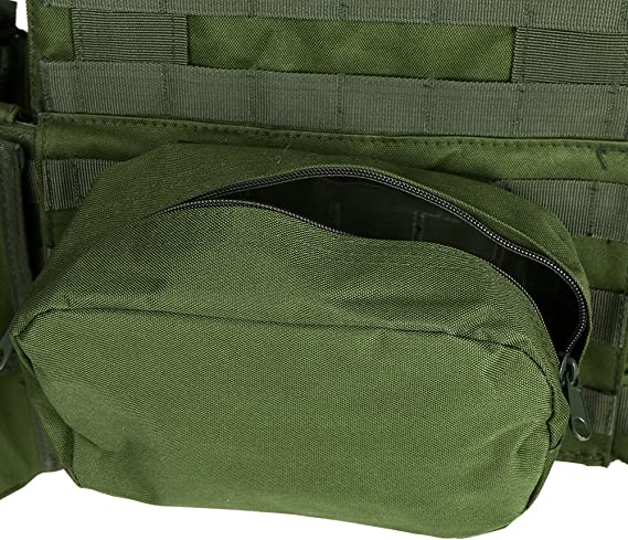 Airsoft Molle Plate Carrier "Slick" mit Taschen