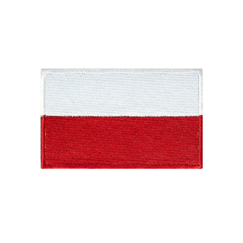 Polen Fahne Bushcraft Patch Polnische Flagge Survival Klett Aufnäher