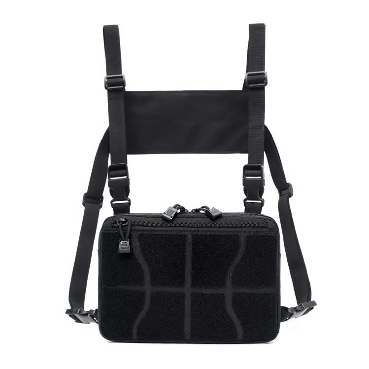 Tactical Recon Kit Molle Chest Rig with PALS Panel Pouch