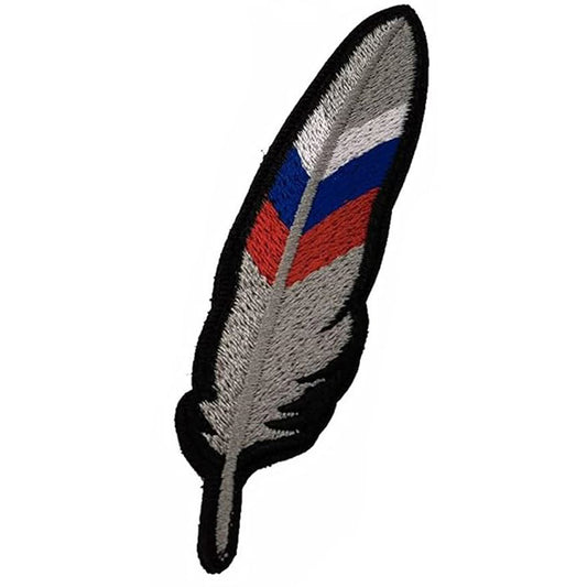 Russische Fahne Feder Airsoft Patch Russland Flagge Softair Klett Aufnäher