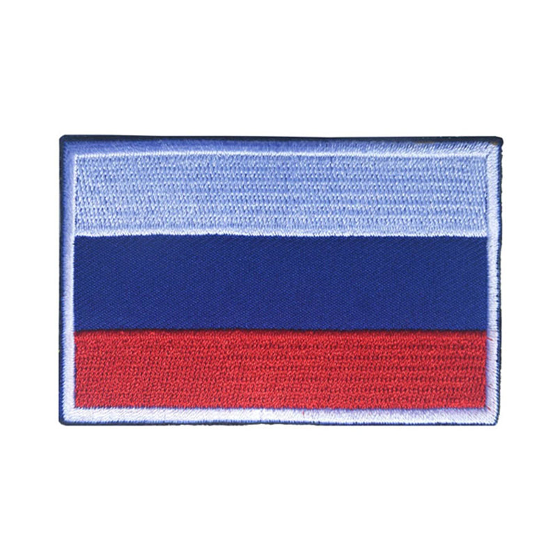 Russland Fahne Bushcraft Patch Russische Flagge Survival Klett Aufnäher