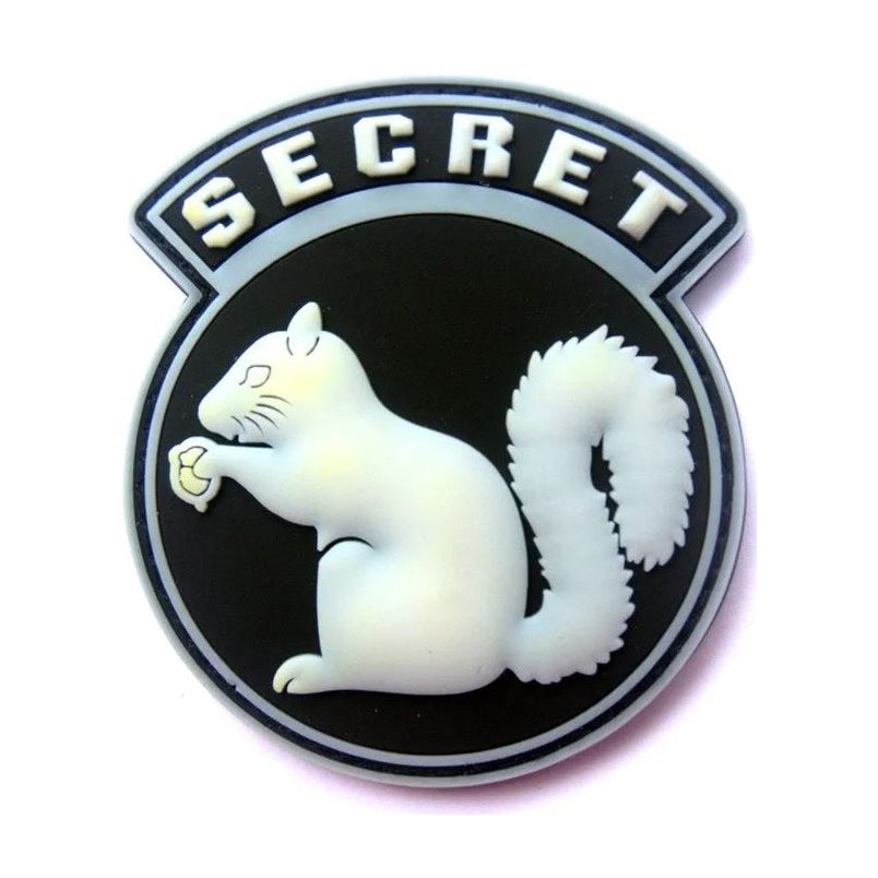 Secret Squirrel PVC Velcro Patch Squirrel Airsoft Velcro Patch