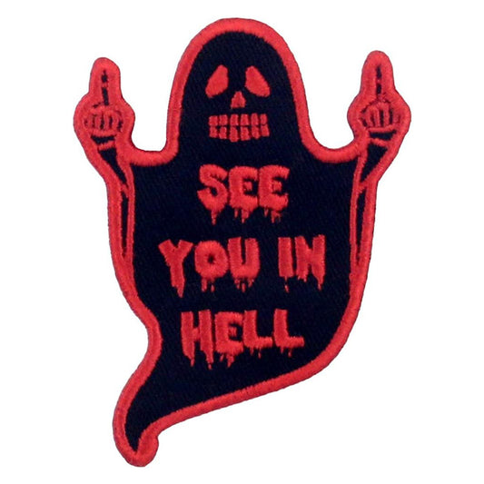 See You In Hell Airsoft Patch Geist Softair Klett Aufnäher