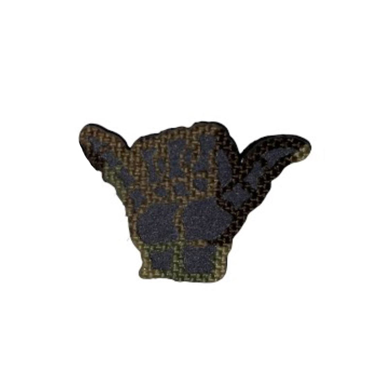 Shaka Hand Meme Mini Velcro Patch Hawaii Handzeichen Klett Aufnäher Multicam