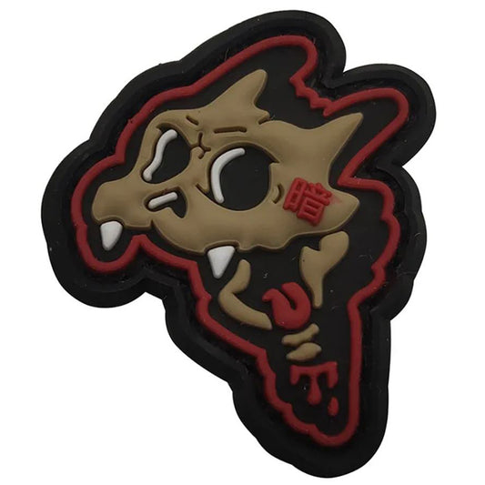 Simpsons Cartoon Katze PVC Velcro Patch Scratchy Zombie Halloween Klett Aufnäher Sandfarben