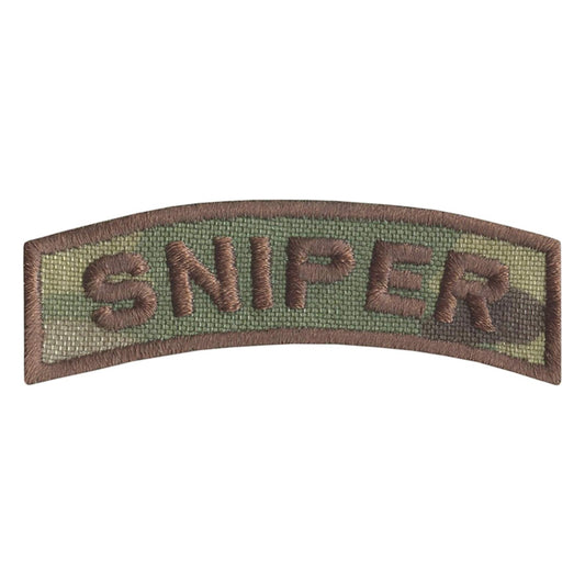 Sniper Armabzeichen Velcro Patch Scharfschütze Klett Aufnäher Multicam