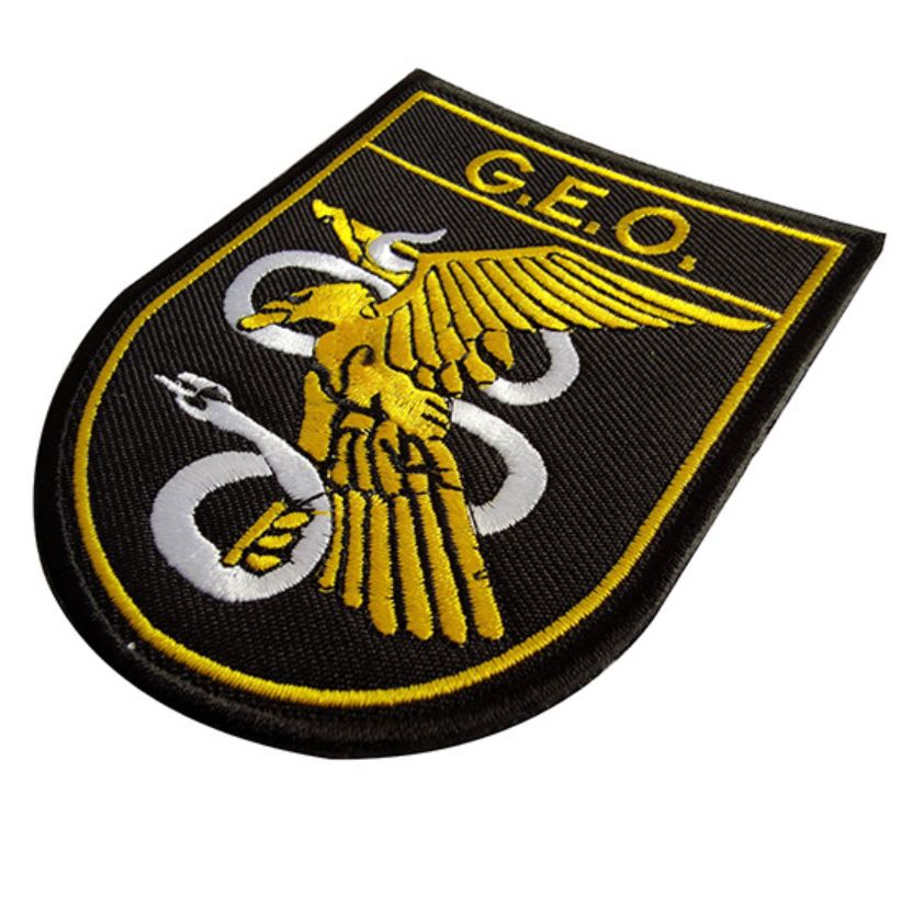 Spanien G.E.O. Special Operations Group Velcro Patch GEO Klett Aufnähe ...