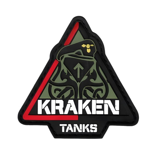 Spezpidrosdil Kraken Unit Tanks PVC Patch Ukraine Tank Crew Velcro Patch