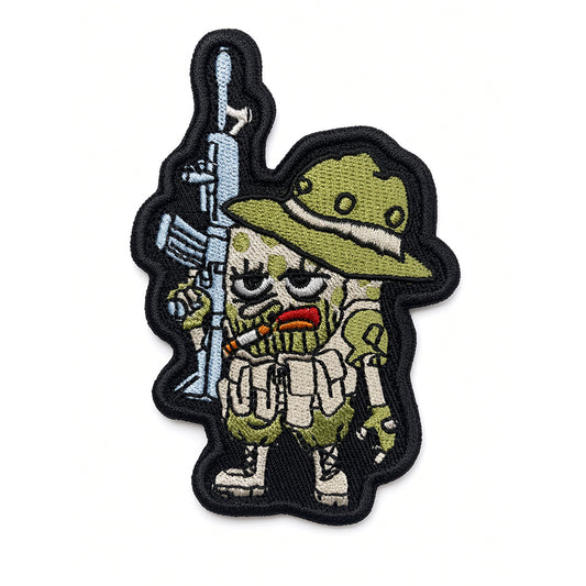 Spongebob Operator Patch Tactical Contractor Embroidery Nylon Klett Aufnäher