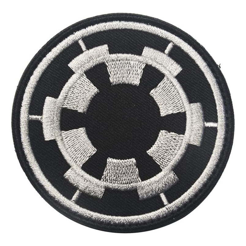 Star Wars Velcro Patch Galaktisches Imperium Klett Aufnäher Grau