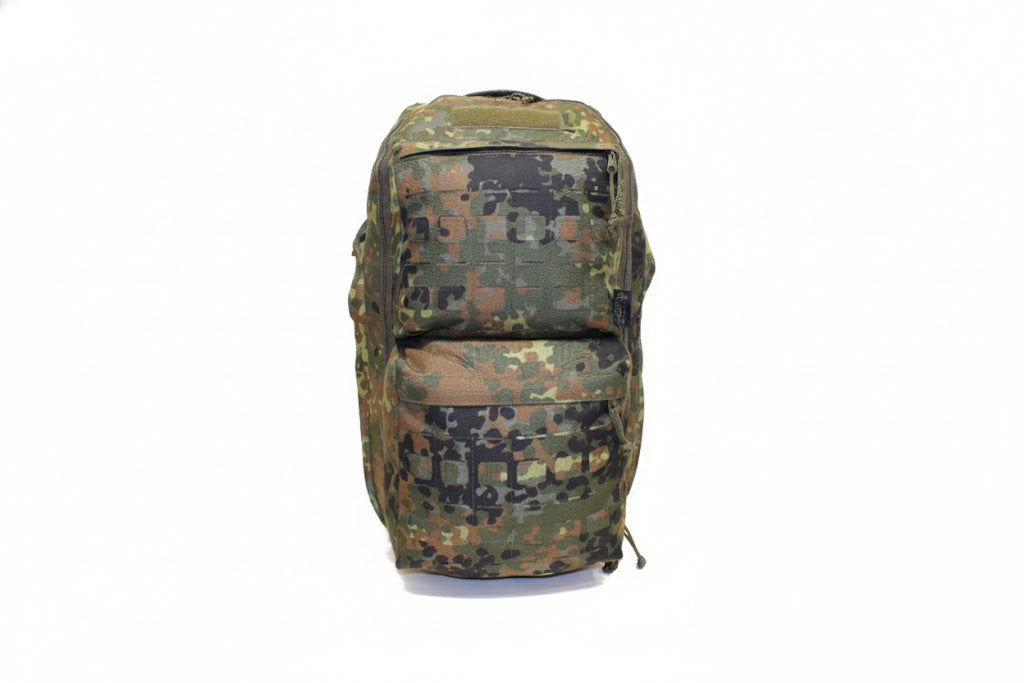 Taktischer Recon Assault Pack – 55 Liter – handgefertigt im Harz – 5-Farben-Flecktarn