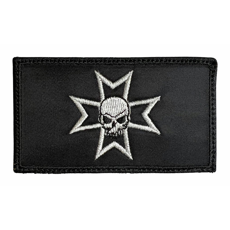 Black Templars Velcro Patch Warhammer Imperium Skull Velcro Patch