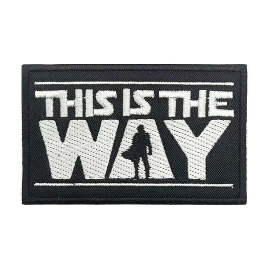 This Is The Way Klett Aufnäher Star Wars The Mandalorian Airsoft Patch