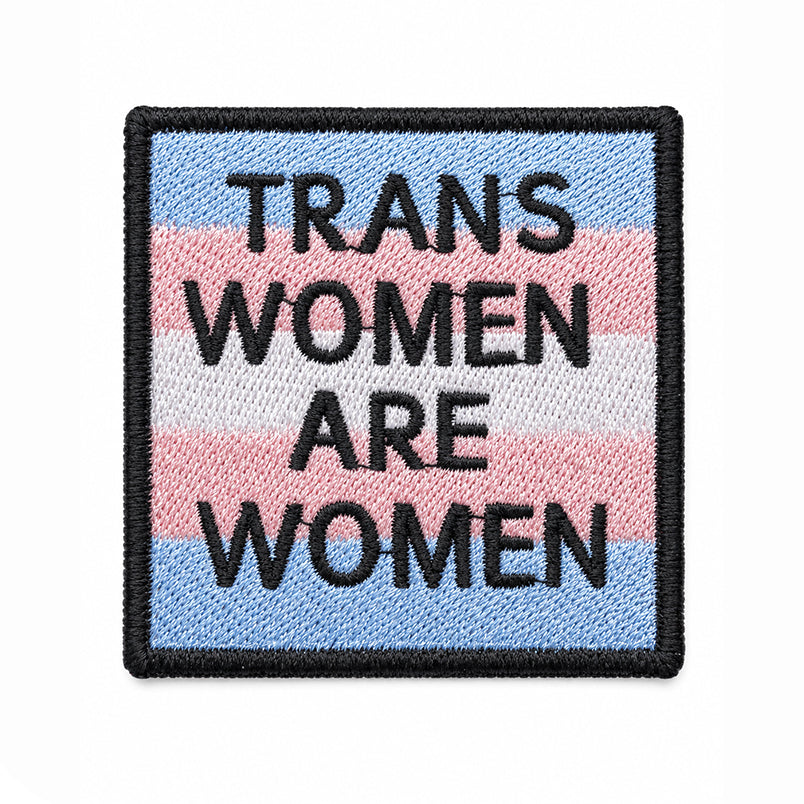 Trans Women Are Women Pride Patch Trans Flagge Embroidery Klett Aufnäher
