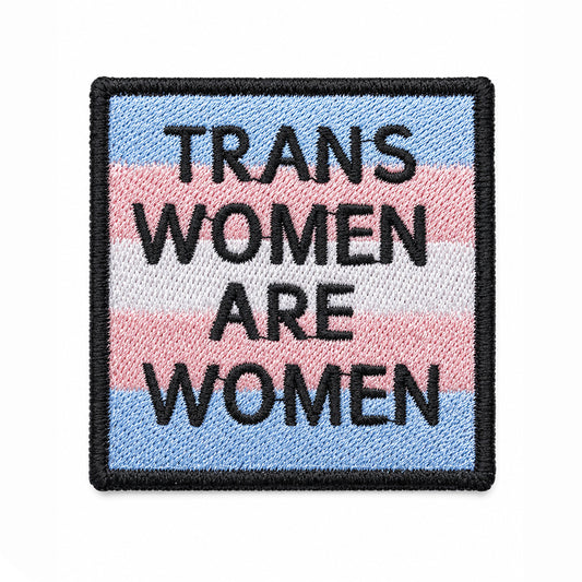 Trans Women Are Women Pride Patch Trans Flagge Embroidery Klett Aufnäher