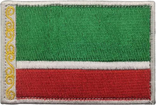 Chechnya Chechen Flag Velcro Patch Tschetschenien Flagge Fahne Klett Aufnäher