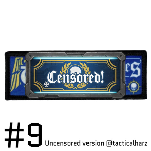 #9 Azure Legion of Ultrion Velcro Patch TAC-HAMMER