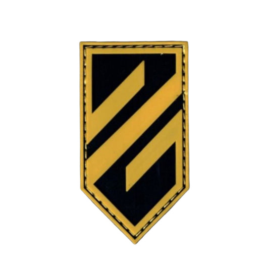Ukraine 3rd Assault Brigade Velcro PVC Patch 3rd Shock Brigade Chevron Velcro Patch