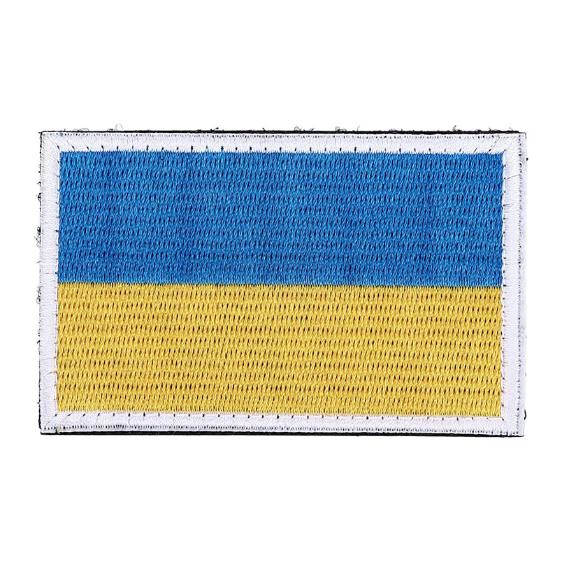 Ukraine Flag Bushcraft Patch Ukrainian Flag Survival Velcro Patch