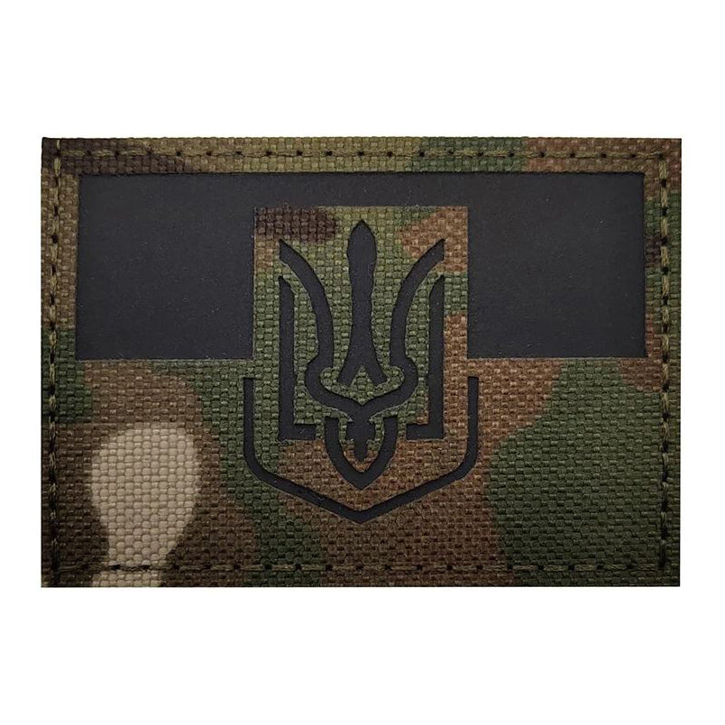 Ukraine Trysub Multicam Patch Velcro patch with trident crest