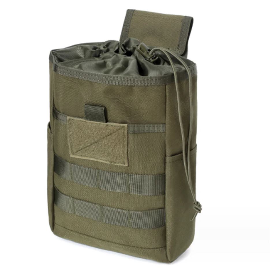 Molle Tactical Foldable Mag Dump Pouch Olive