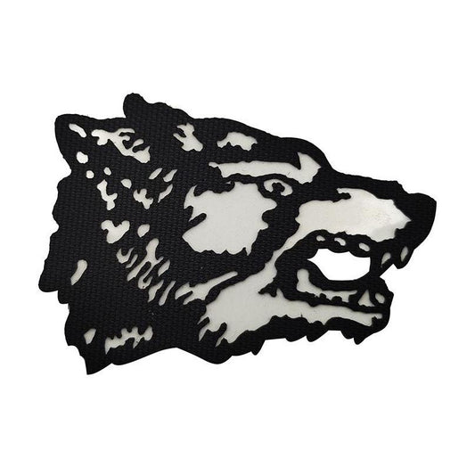 Wild Wolf Glow in the Dark Softair Velcro Patch Wolf Head Airsoft Velcro Patch