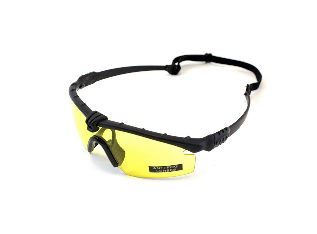 Anti-Fog Airsoft Schutzbrille Brille mit gelben Gläsern