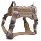 Tactical molle dog vest harness 