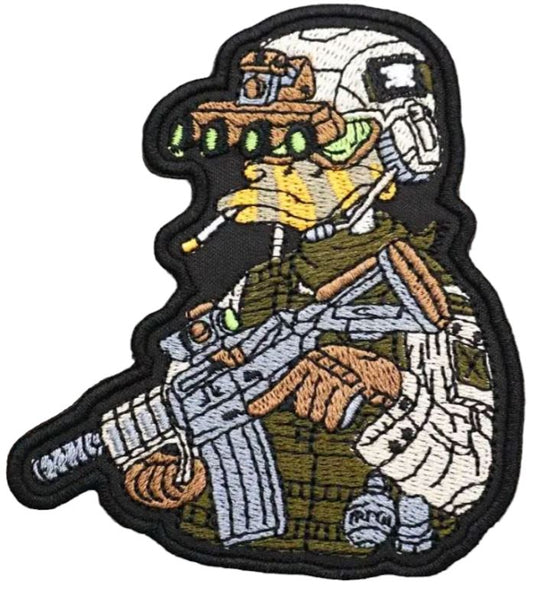 Cartoon Duck NVG Operator Velcro Patch Nachtsichtgerät Ente Klett Aufnäher