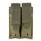 Molle double magazine pouch for pistols