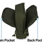 Large Molle Utility Pouch with 2 main compartments