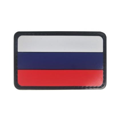 Russland Totenkopf PVC Patch - Klett Abzeichen 70x80mm Militär Emblem