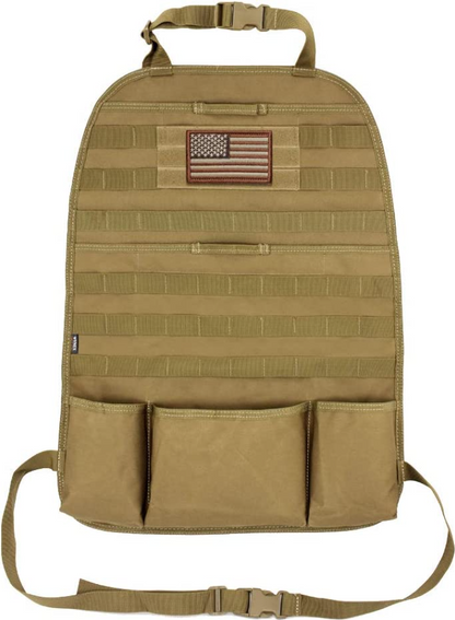Back Seat Car Seat Organizer Car Storage Bag Molle Panel Vehicle