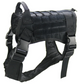 Tactical molle dog vest harness 