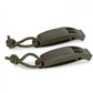 Mil-Tec Tactical signal whistle survival whistle Molle set of 2