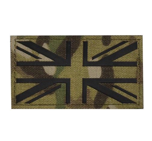 Vereinigtes Königreich Flagge Patch Klett Aufnäher Union Jack Multicam