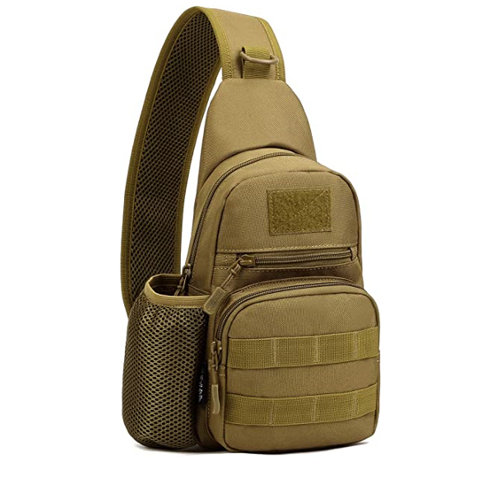 Tactical Chest Bag Military Shoulder Bag Chest Sling Pack with Molle