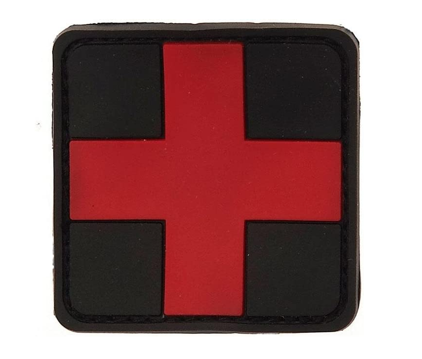 Red First Aid Patch Paramedic Paramedic First Aid Red Cross Patch for First Aid Kit ...