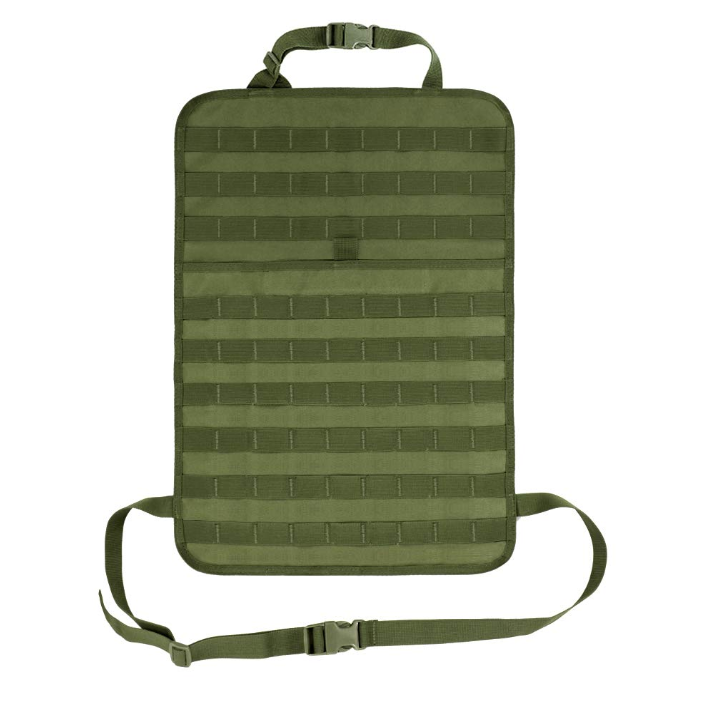 Tactical molle vehicle seat cover platform for car back seat