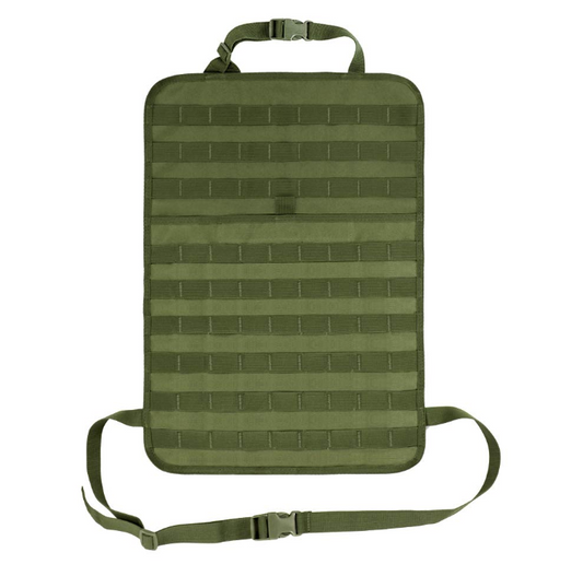 Tactical molle vehicle seat cover platform for car back seat