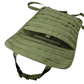 Tactical molle vehicle seat cover platform for car back seat