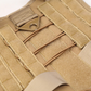 Tactical molle dog vest harness 