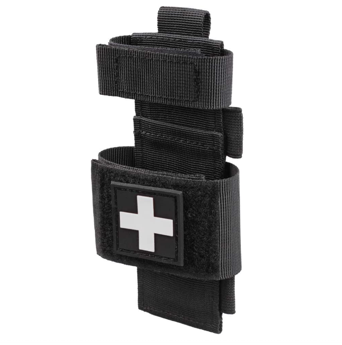 Tourniquet EMT MOLLE mount for SOF-T and CAT with Red Cross patch