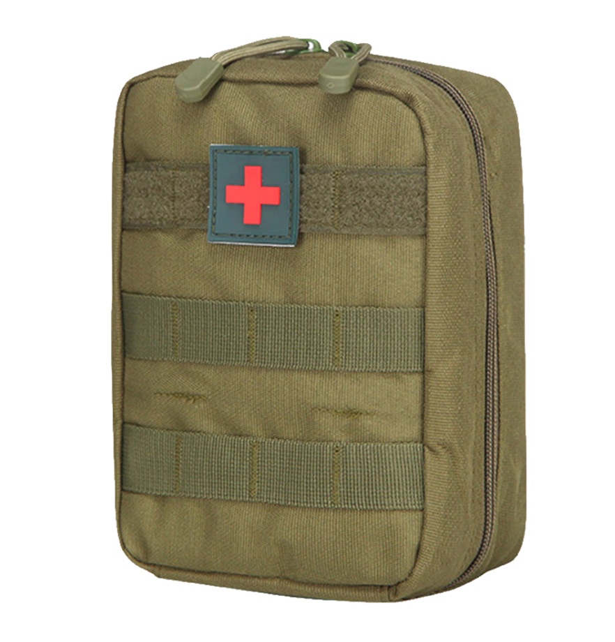 Taktische Erste Hilfe Tasche mit Rotkreuz Patch Molle Pouch